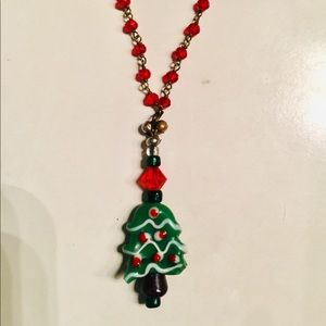 GeturRocksoff Christmas Tree Necklace